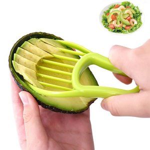 Multi Functional Plastic 3 in 1 Avocado Knife Avocado Cutter Slicer Kitchen Gadg
